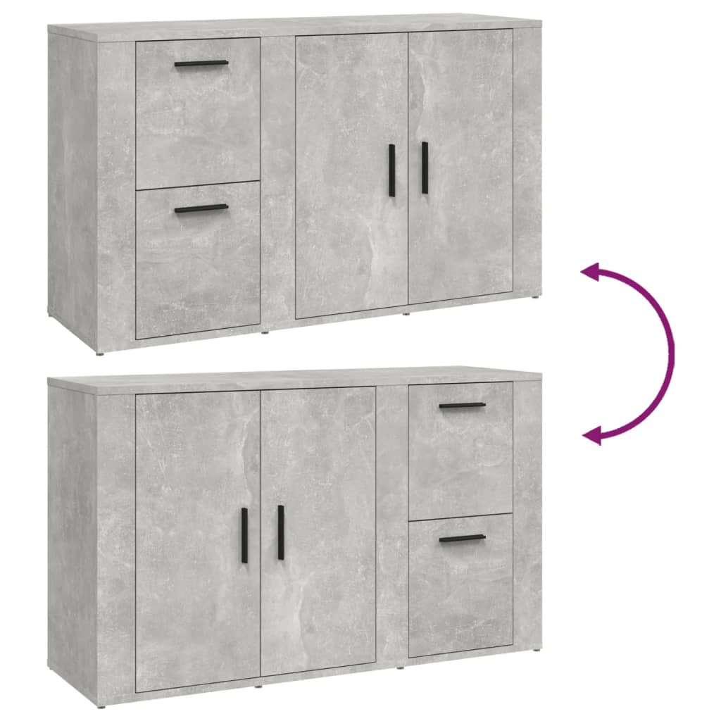 Skänk Betonggrå 100x33x59,5 cm