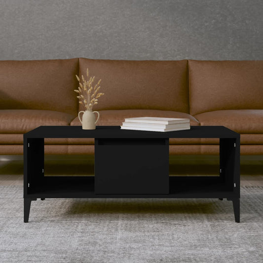 Soffbord Svart 90x50x36,5 cm