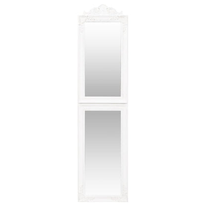 Väggspegel Fristående spegel Vit 40x160 cm