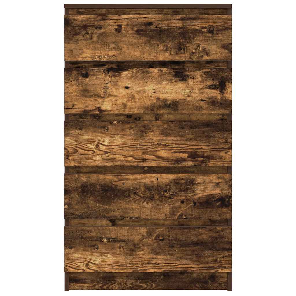 Byrå Rökfärgad Ek 60x36x103 cm