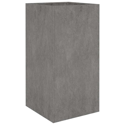 Utomhus Blomkruka Metall 40x40x80 cm rosttrögt stål
