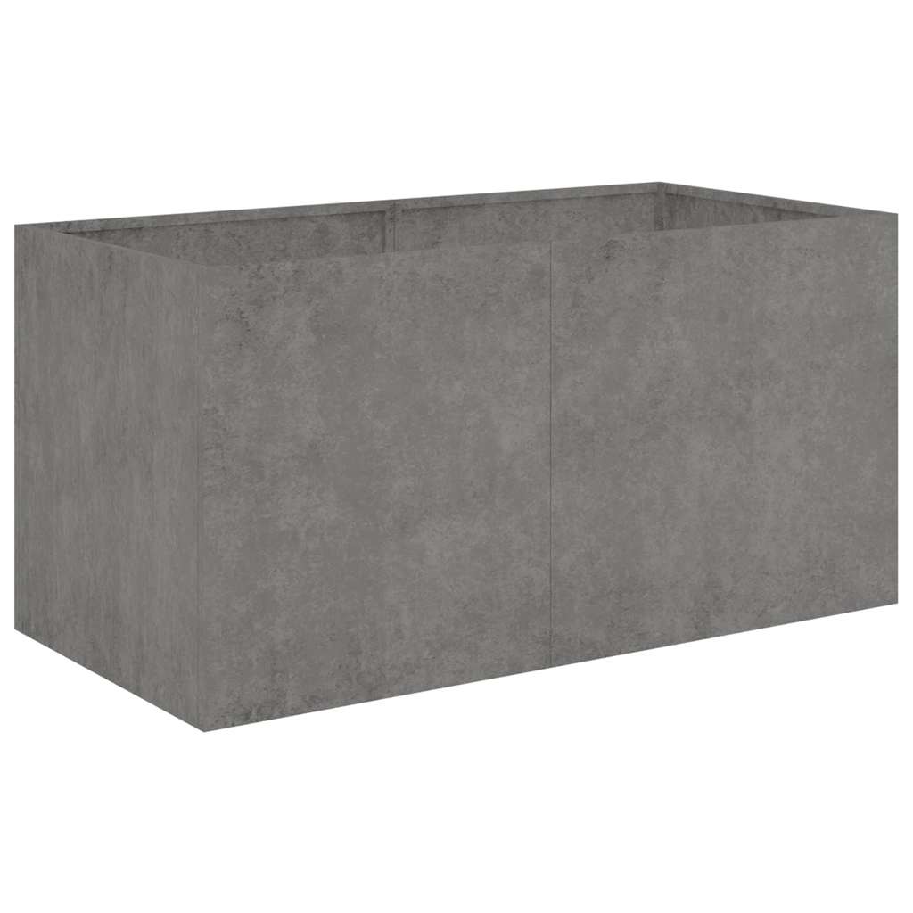 Utomhus Blomkruka Metall 80x40x40 cm rosttrögt stål