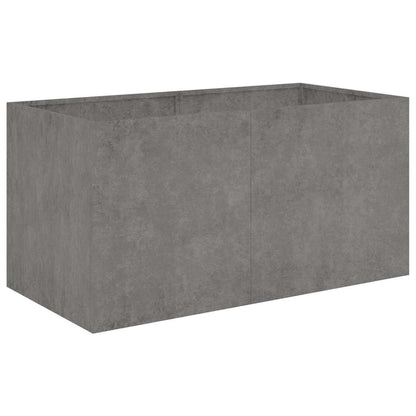 Utomhus Blomkruka Metall 80x40x40 cm rosttrögt stål