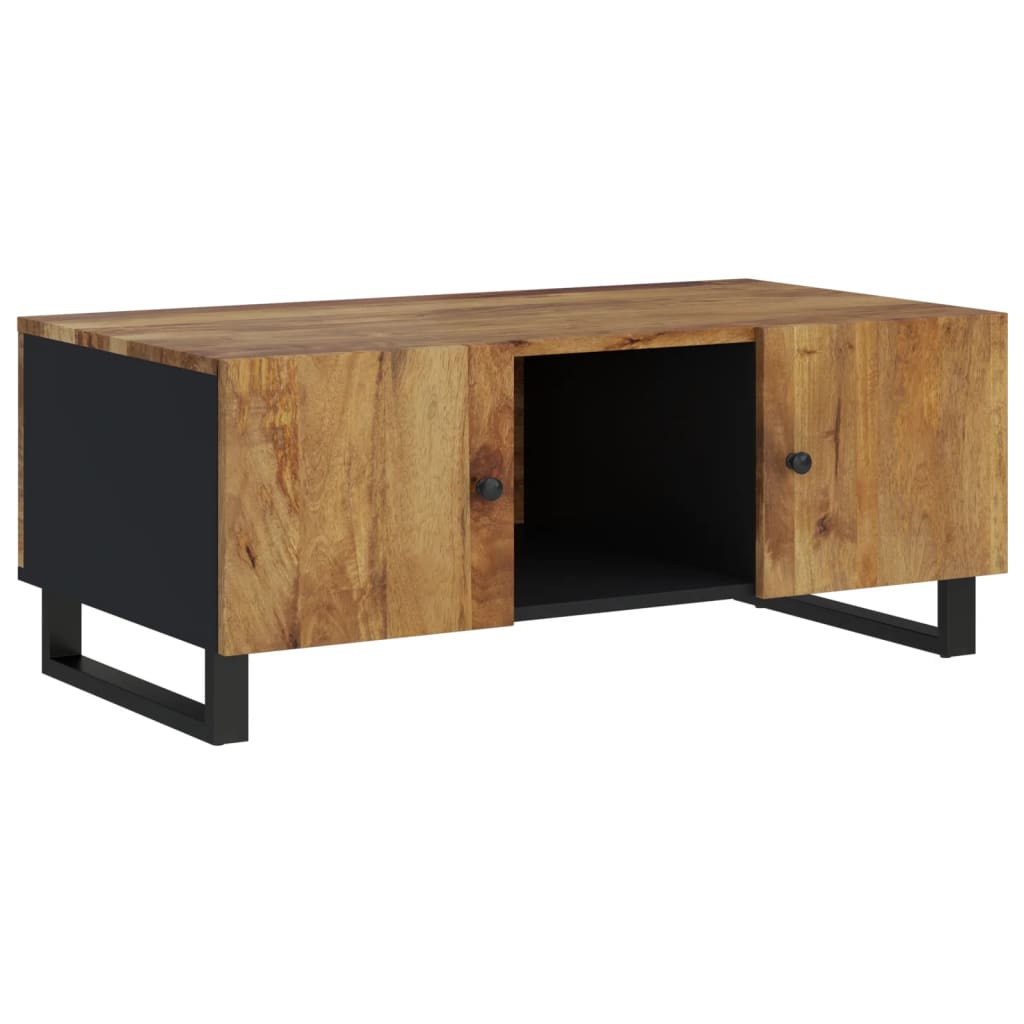 Soffbord Trä 100x54x40 cm massivt mangoträ