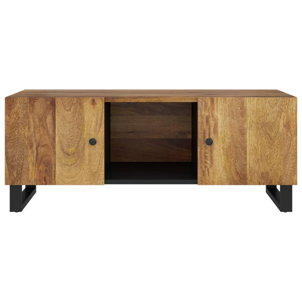 Soffbord Trä 100x54x40 cm massivt mangoträ