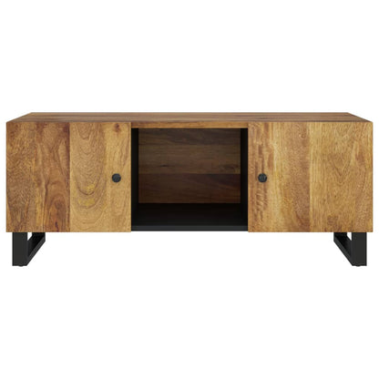 Soffbord Trä 100x54x40 cm massivt mangoträ