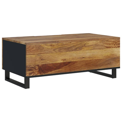 Soffbord Trä 100x54x40 cm massivt mangoträ
