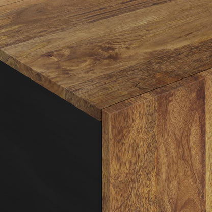 Soffbord Trä 100x54x40 cm massivt mangoträ