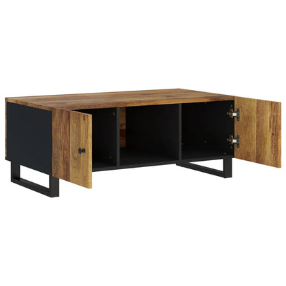 Soffbord Trä 100x54x40 cm massivt mangoträ