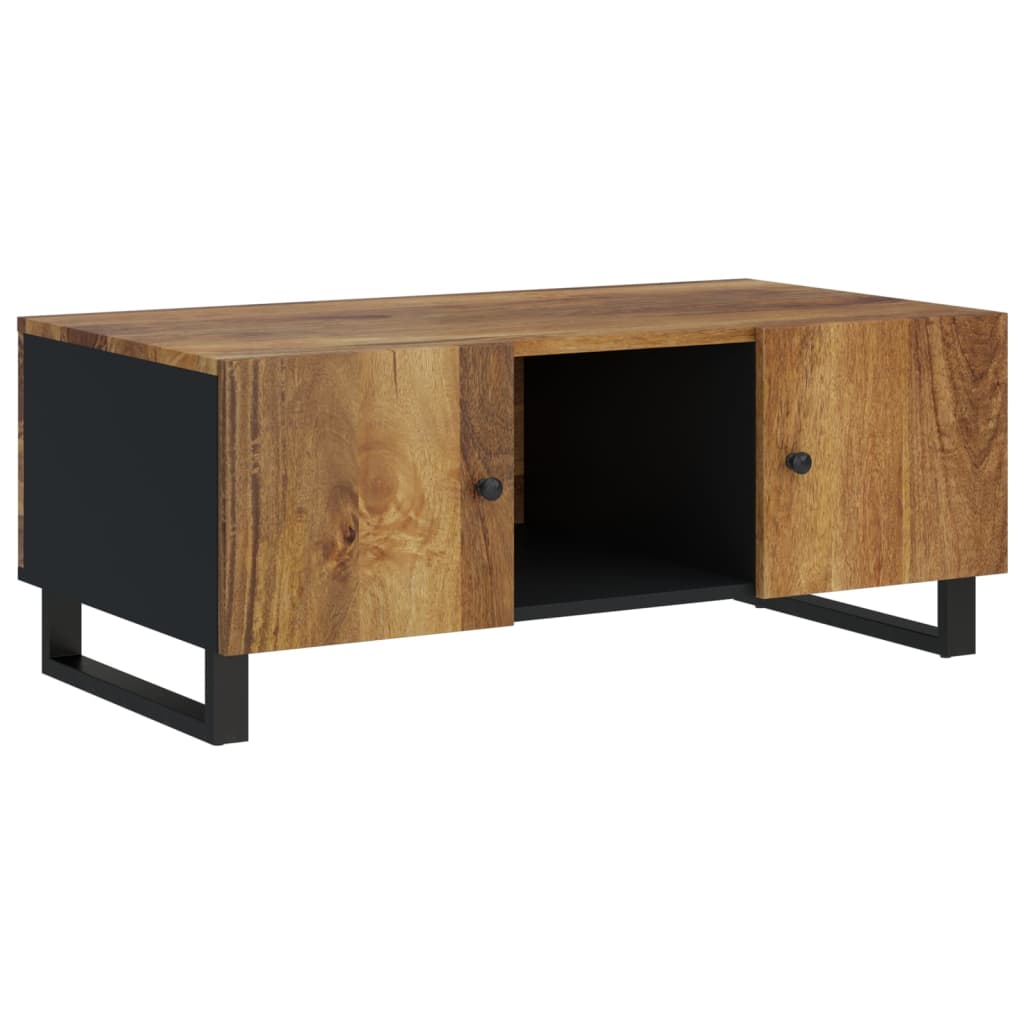 Soffbord Trä 100x54x40 cm massivt mangoträ