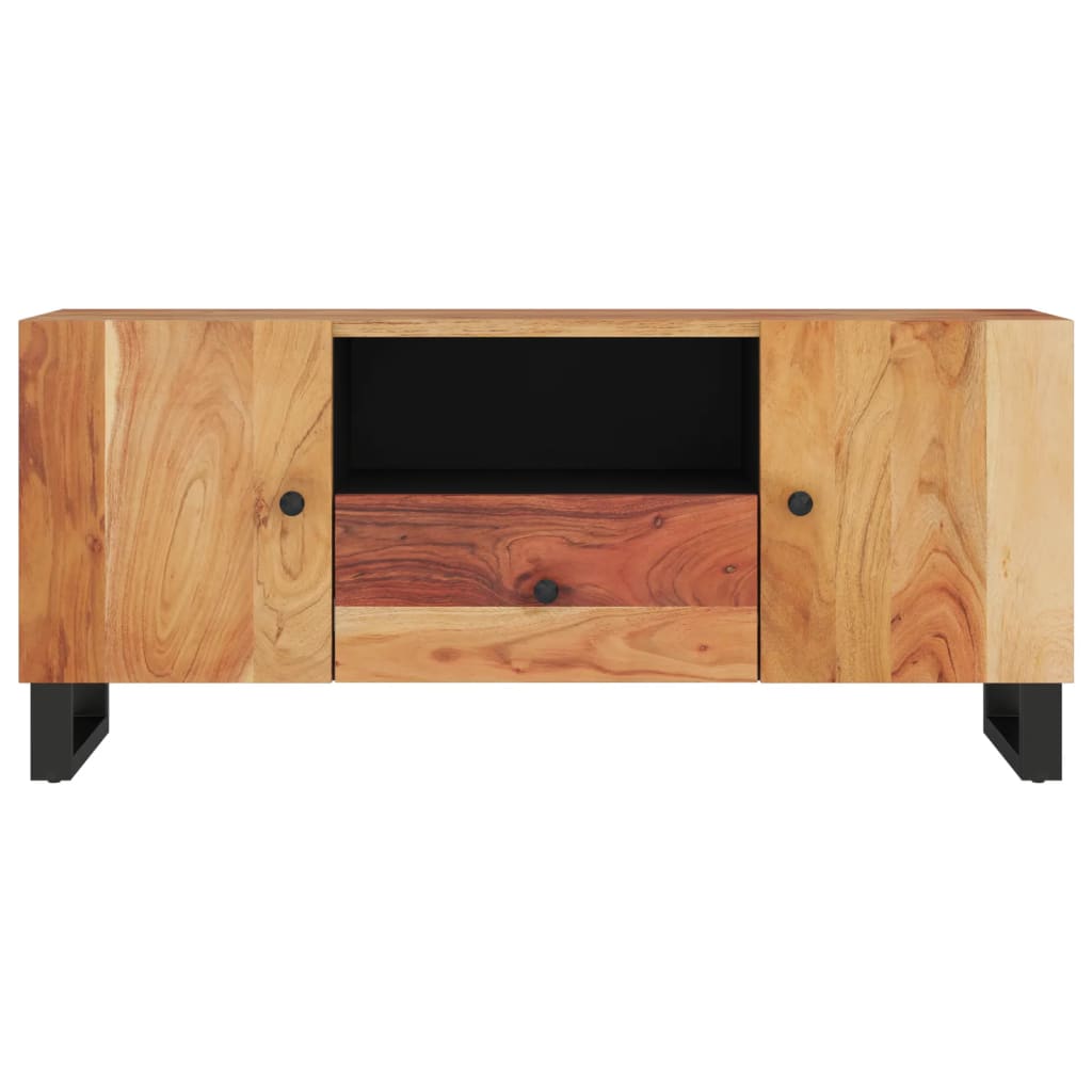 TV-Möbel Trä TV-Skåp 105x33,5x46 cm massivt akacia och