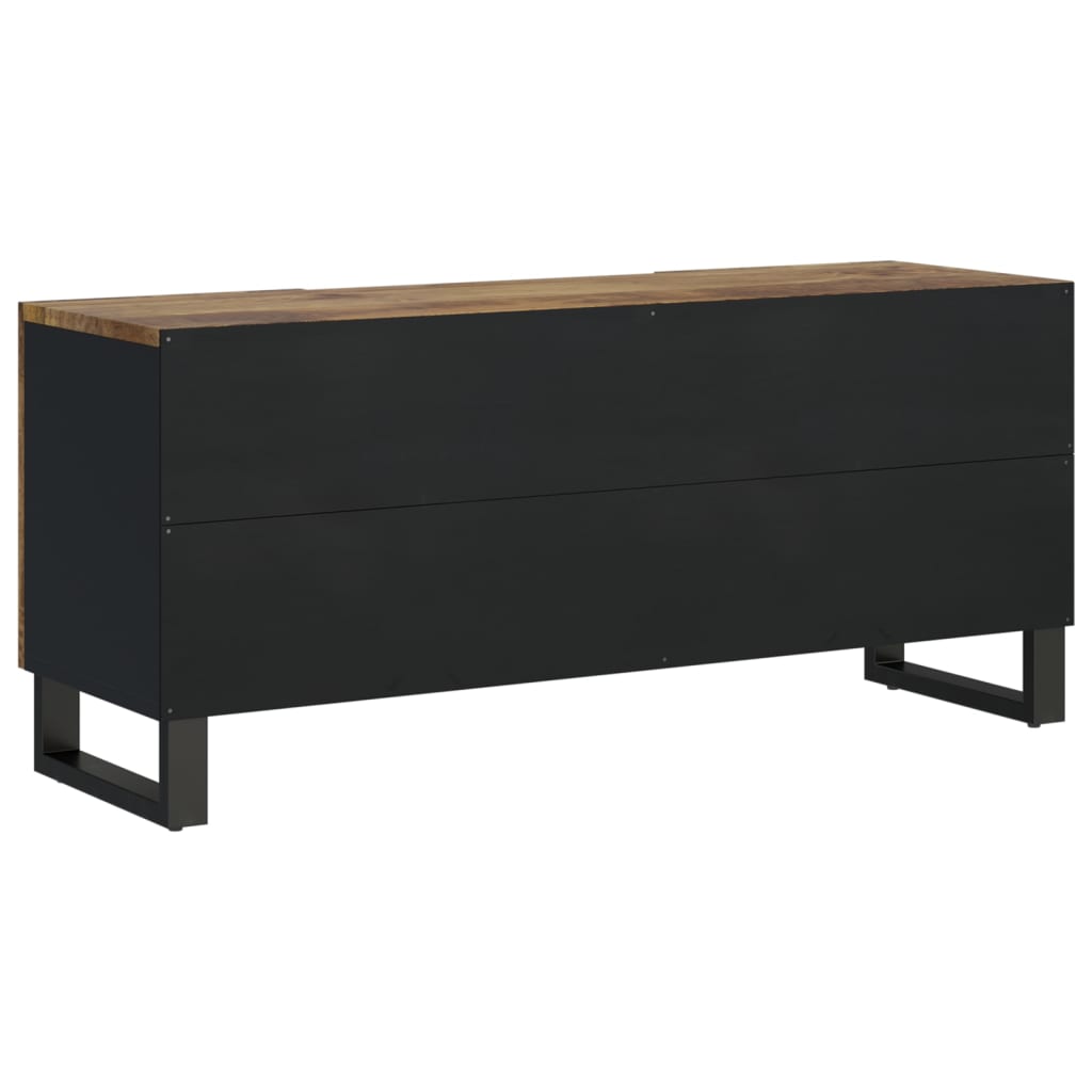 TV-Möbel Trä TV-skåp 105x33,5x46 cm massivt mangoträ och