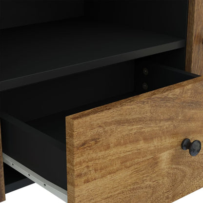 TV-Möbel Trä TV-skåp 105x33,5x46 cm massivt mangoträ och