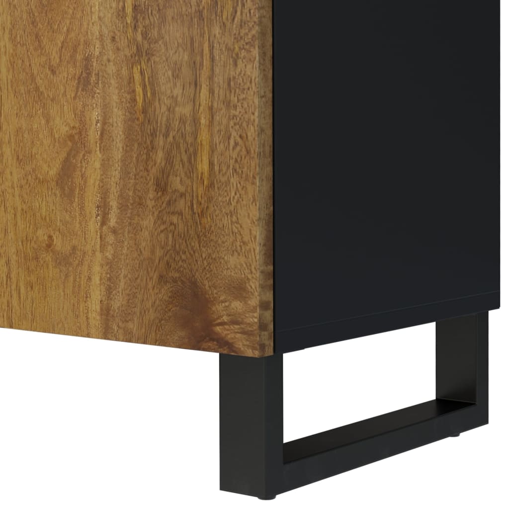 TV-Möbel Trä TV-skåp 105x33,5x46 cm massivt mangoträ och