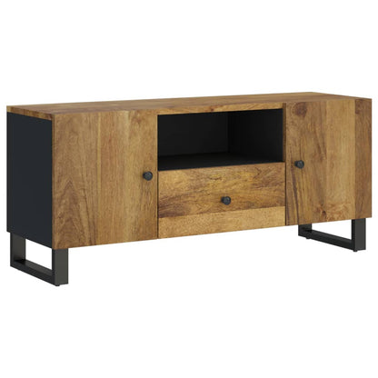 TV-Möbel Trä TV-skåp 105x33,5x46 cm massivt mangoträ och