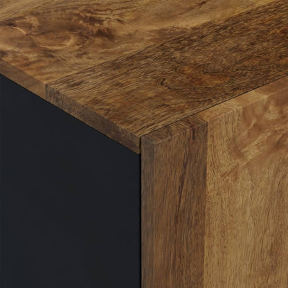 TV-Möbel Trä TV-skåp 80x33x46 cm massivt mangoträ och