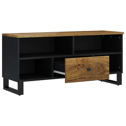 TV-Möbel Trä TV-skåp 100x33x46 cm massivt mangoträ och
