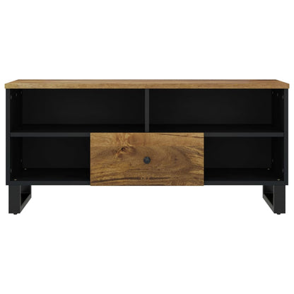 TV-Möbel Trä TV-skåp 100x33x46 cm massivt mangoträ och
