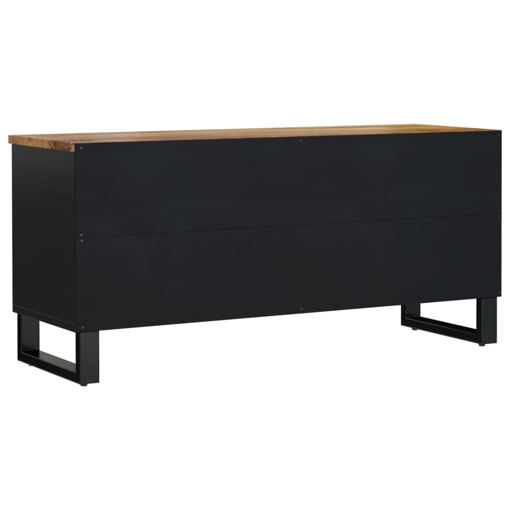 TV-Möbel Trä TV-skåp 100x33x46 cm massivt mangoträ och