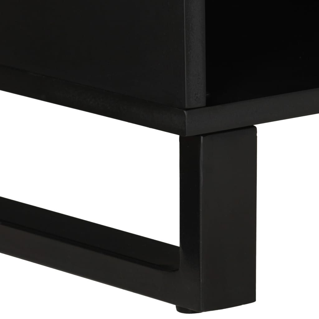 TV-Möbel Trä TV-skåp 100x33x46 cm massivt mangoträ och