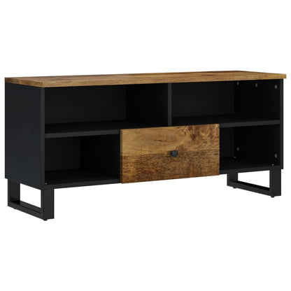 TV-Möbel Trä TV-skåp 100x33x46 cm massivt mangoträ och