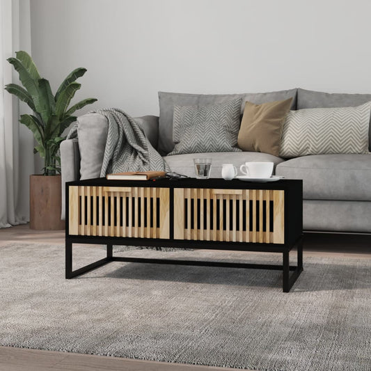 Soffbord Svart 80x40x35 cm järn
