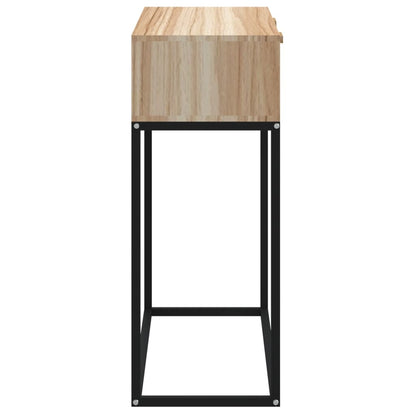 Avlastningsbord Konsollbord Trä 80x30x75 cm järn