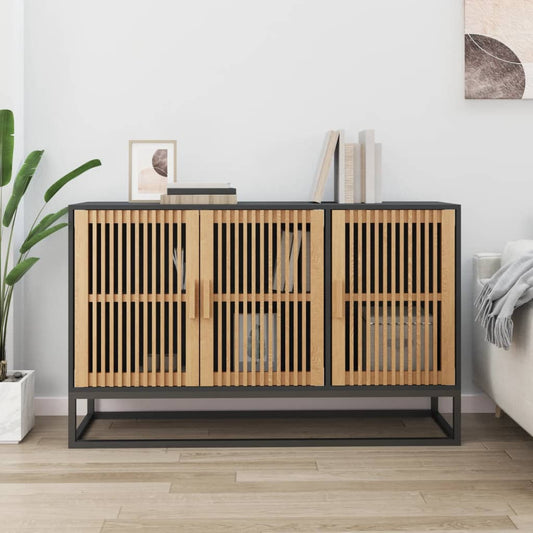 Skänk Svart 105x30x65 cm