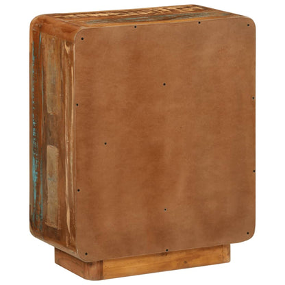 Skänk Trä med 3 dörrar 55x30x70 cm massivt återvunnet trä