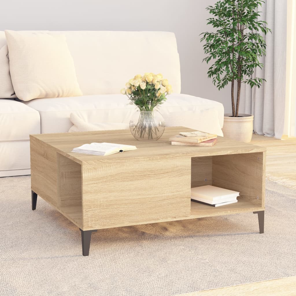 Soffbord Sonoma Ek 80x80x36,5 cm
