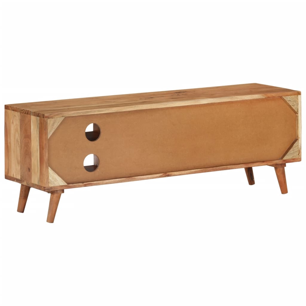 TV-Möbel Trä TV-Bänk 112x30x40 cm massiv akacia