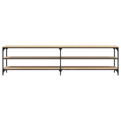 TV-Möbel Sonoma Ek TV-Bänk 200x30x50 cm och metall