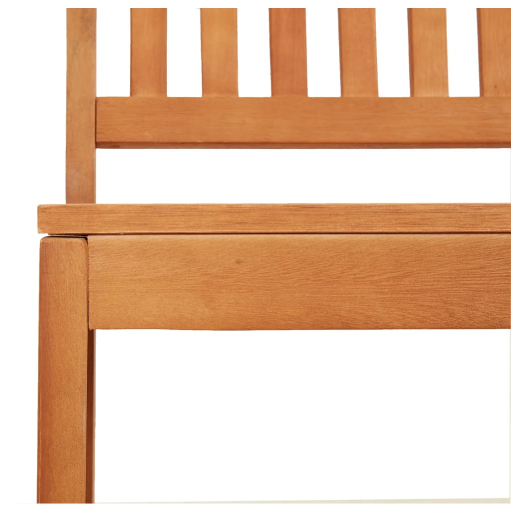 Trädgårdsbänk Trä 80 cm massivt eukalyptusträ