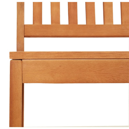 Trädgårdsbänk Trä 80 cm massivt eukalyptusträ