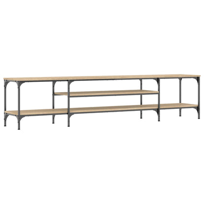 TV-Möbel Sonoma Ek TV-Bänk 201x35x45 cm & järn