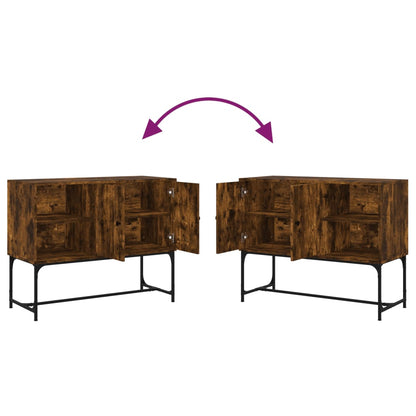 Skänk Rökfärgad Ek 100x40x79,5 cm