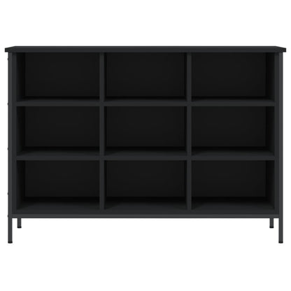 Skoställ Svart Skohylla 102x36x60 cm