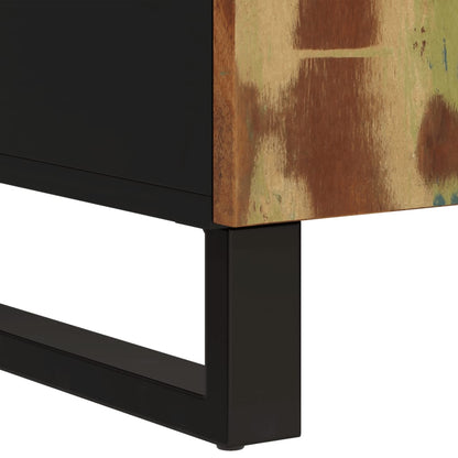 Skänk Trä med 2 dörrar 90x33x75 cm massivt återvunnet trä