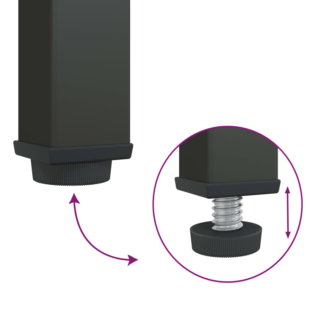 Sängbord Nattduksbord DIV. Svart 50x35x60 cm glas och stål