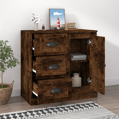 Skänk Rökfärgad Ek 70x35,5x67,5 cm