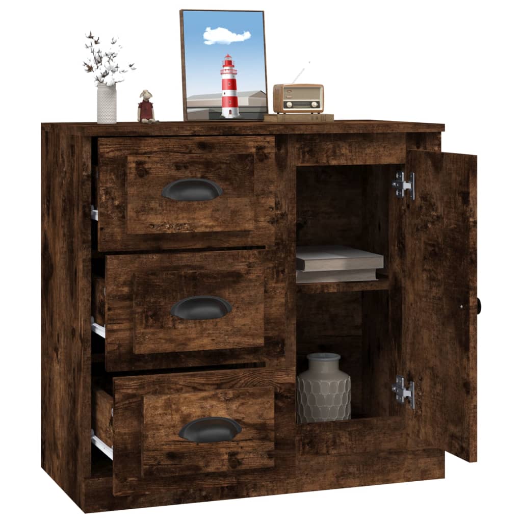 Skänk Rökfärgad Ek 70x35,5x67,5 cm