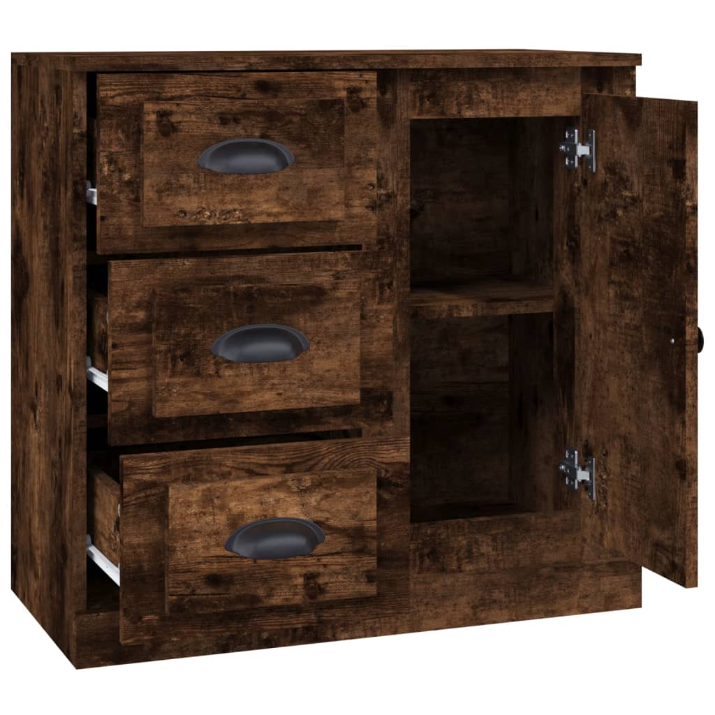 Skänk Rökfärgad Ek 70x35,5x67,5 cm