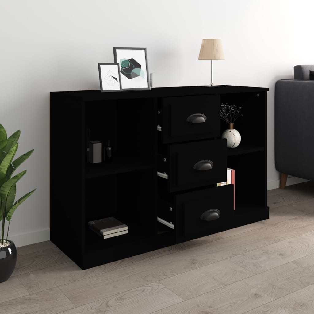 Skänk Svart 104,5x35,5x67,5 cm