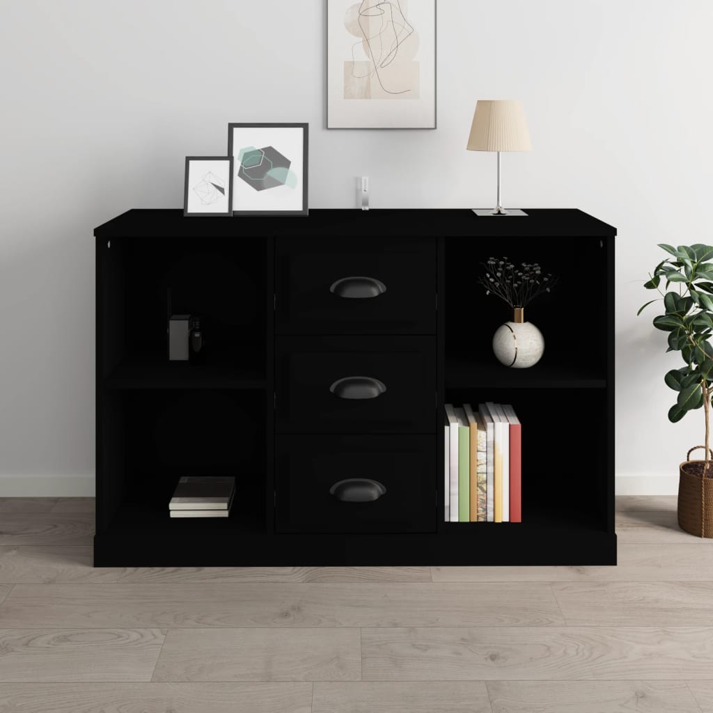 Skänk Svart 104,5x35,5x67,5 cm