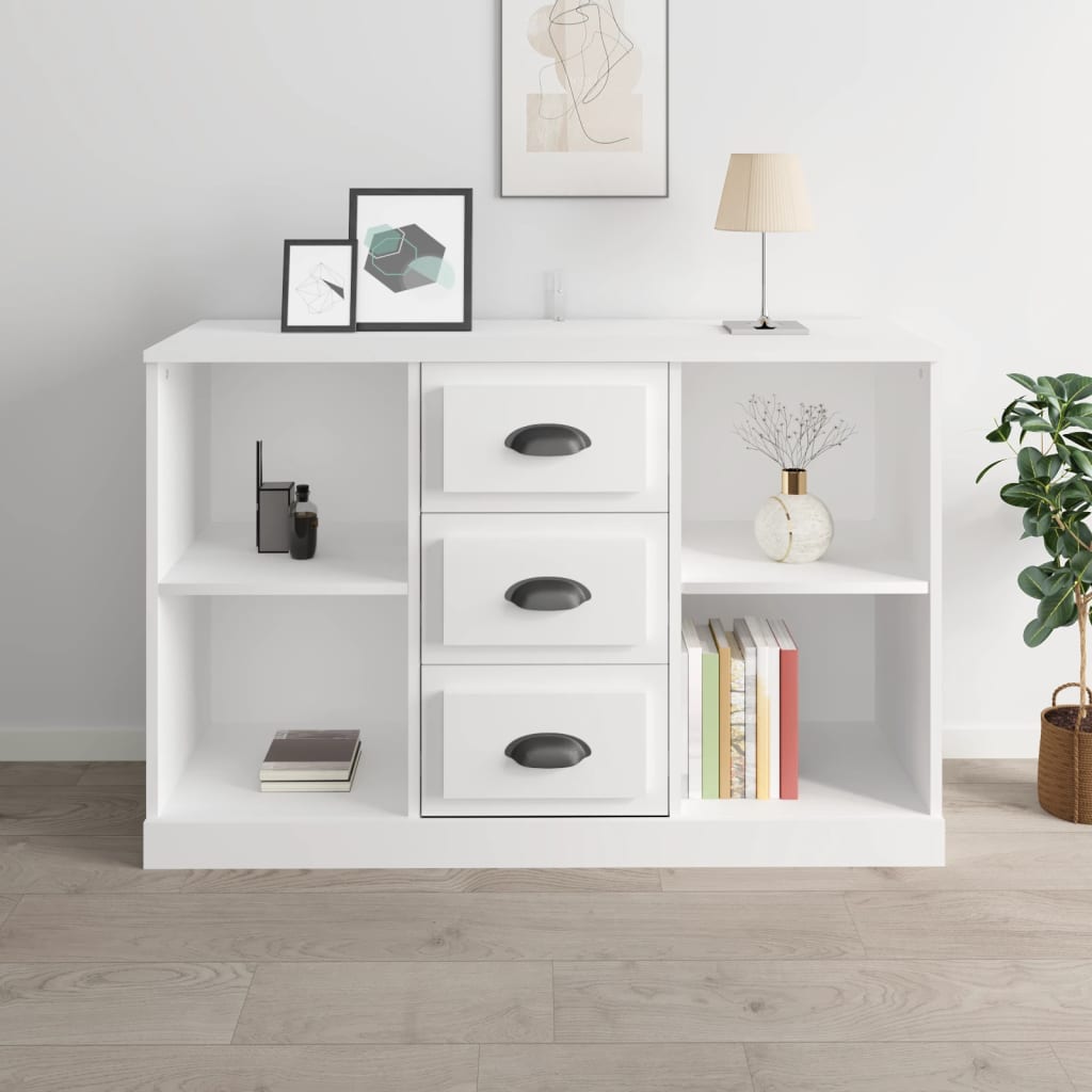 Skänk Högglans Vit 104,5x35,5x67,5 cm