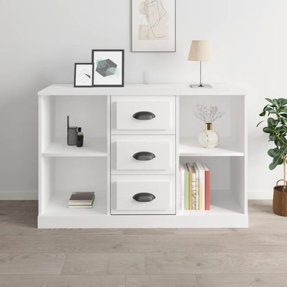 Skänk Högglans Vit 104,5x35,5x67,5 cm