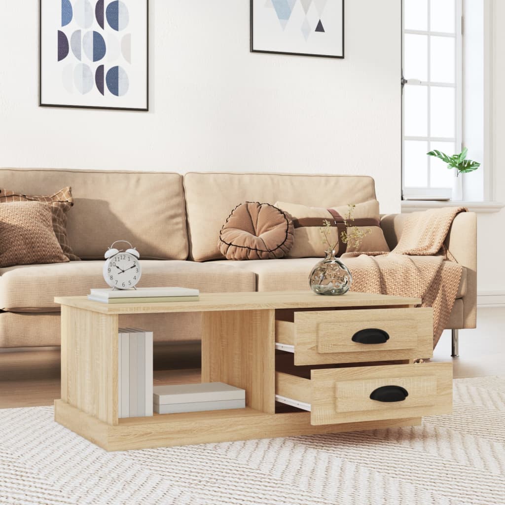 Soffbord Sonoma Ek 90x50x35 cm