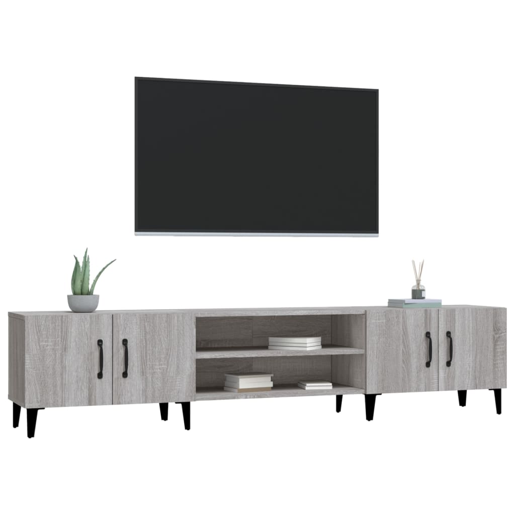 TV-Möbel Sonoma Grå TV-skåp 180x31,5x40 cm