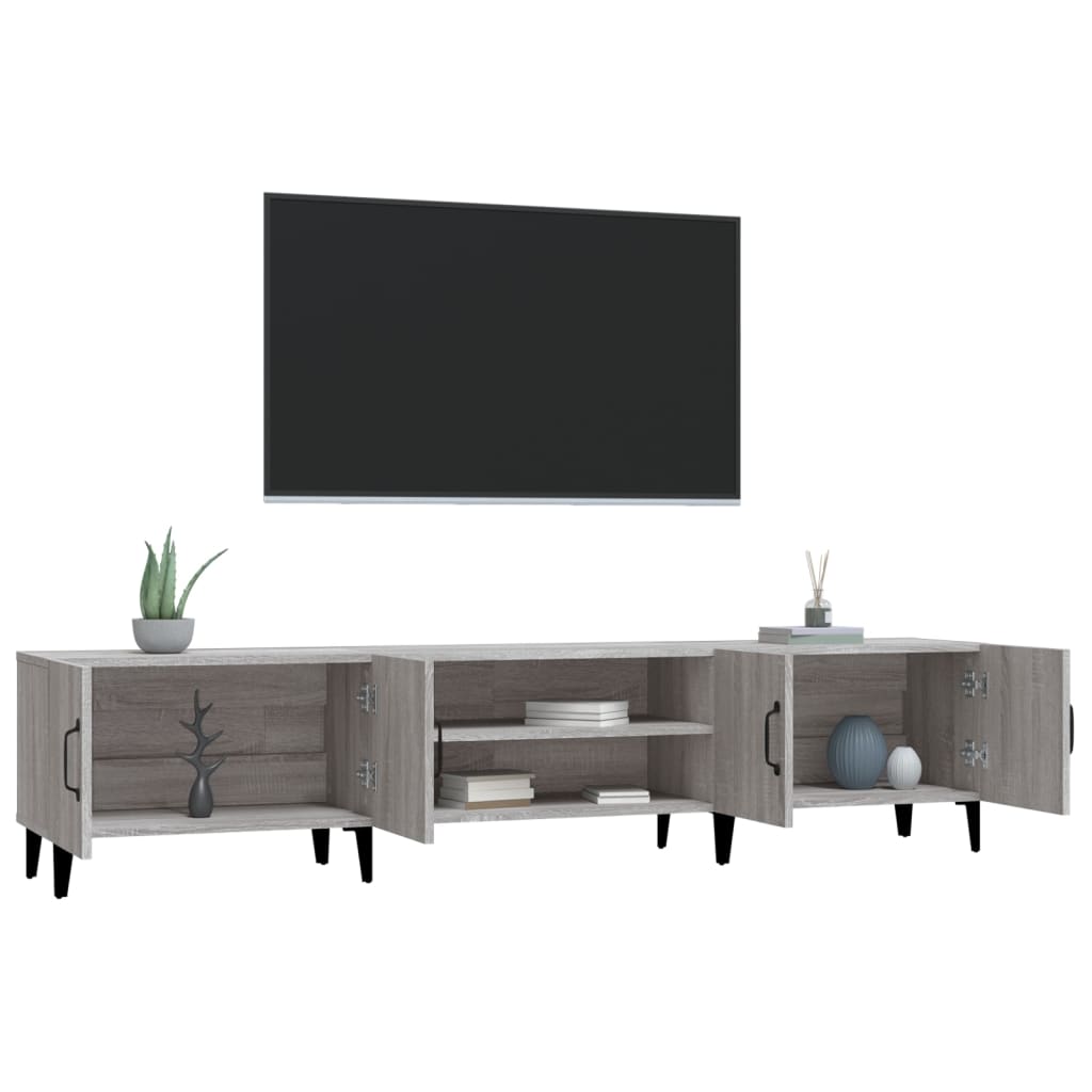 TV-Möbel Sonoma Grå TV-skåp 180x31,5x40 cm