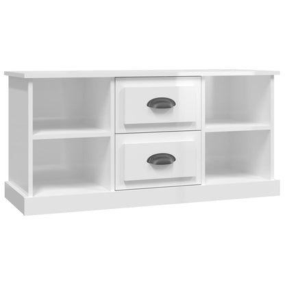 TV-Möbel Högglans Vit TV-Bänk 99,5x35,5x48 cm